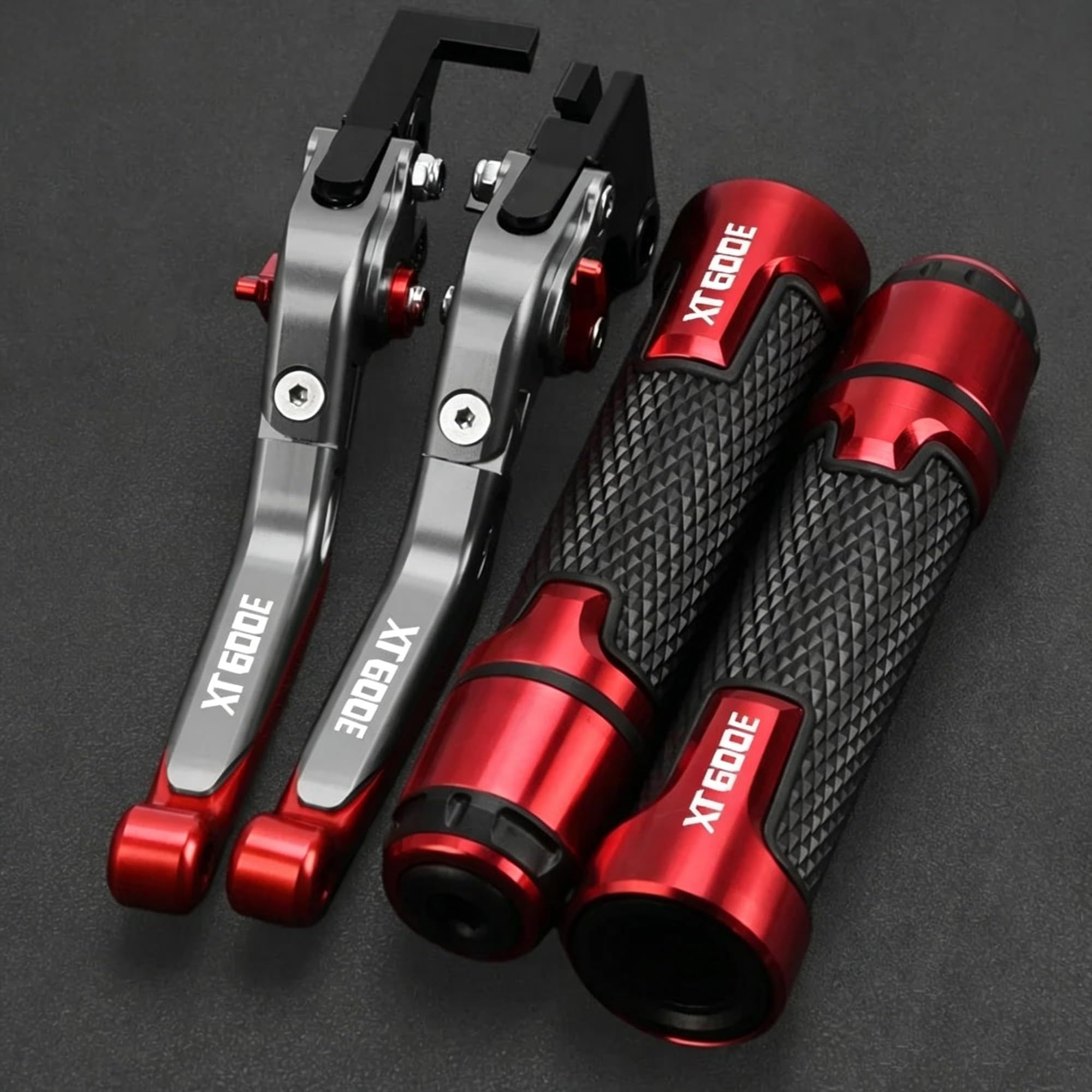 Paire de leviers et poignées moto pour Yamaha XT 600 E finition Couleur 1 - 5
