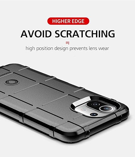 Miniatura 3 de CCSmall Funda para Xiaomi Mi 11 Lite (no Mi 11) para hombre, resistente a prueba de golpes, grado militar, prueba de caídas, carcasa de campo súper