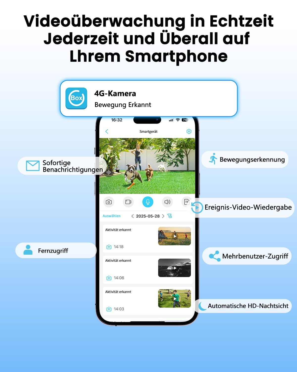UCOCARE 4G LTE Überwachungskamera mit SIM Karte, Kamera ohne WLAN, 2 Stück