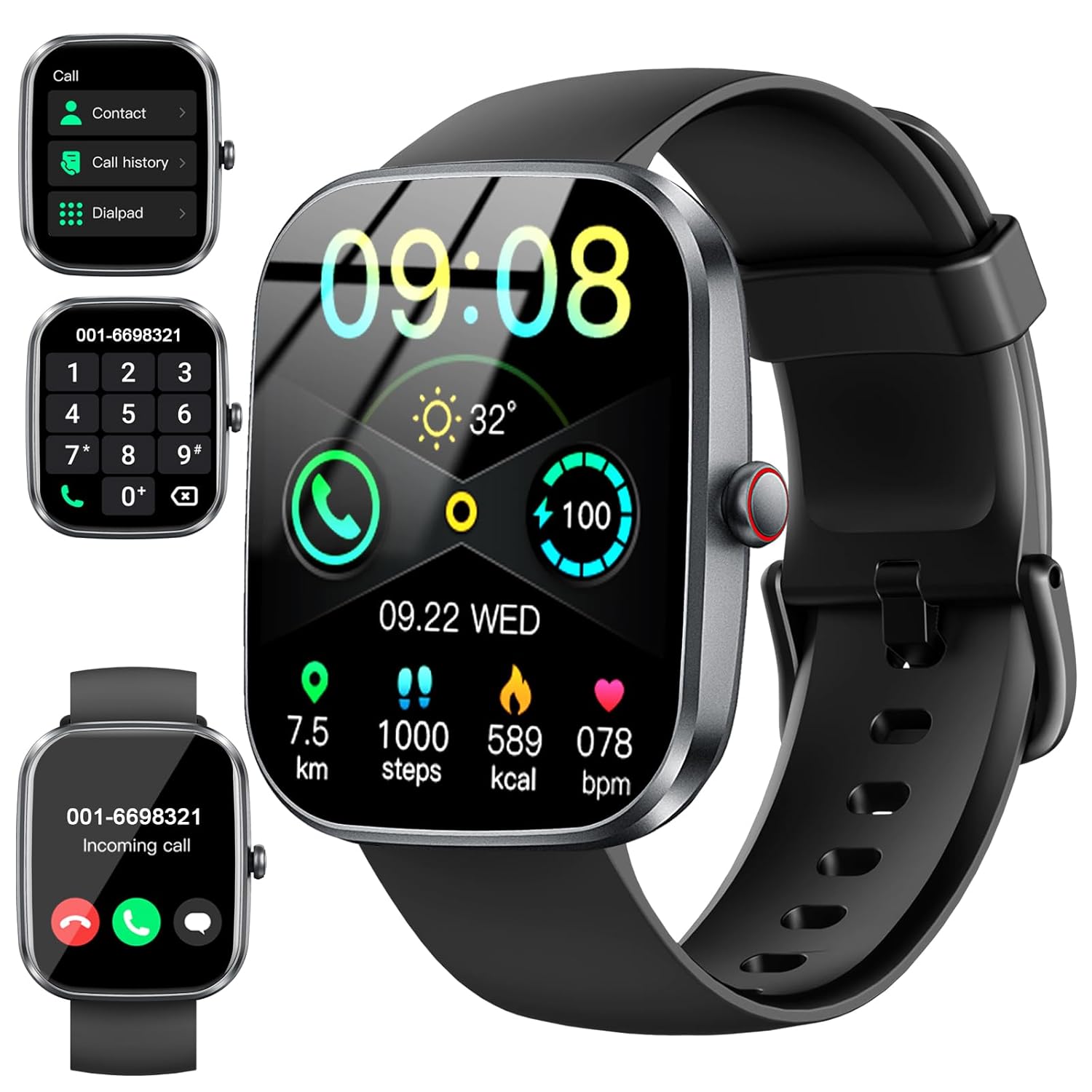 Smart Watch for Men Women 2026 Smartwatch Answer Make Call 1 91 New Fitness Watch with 120 Sport