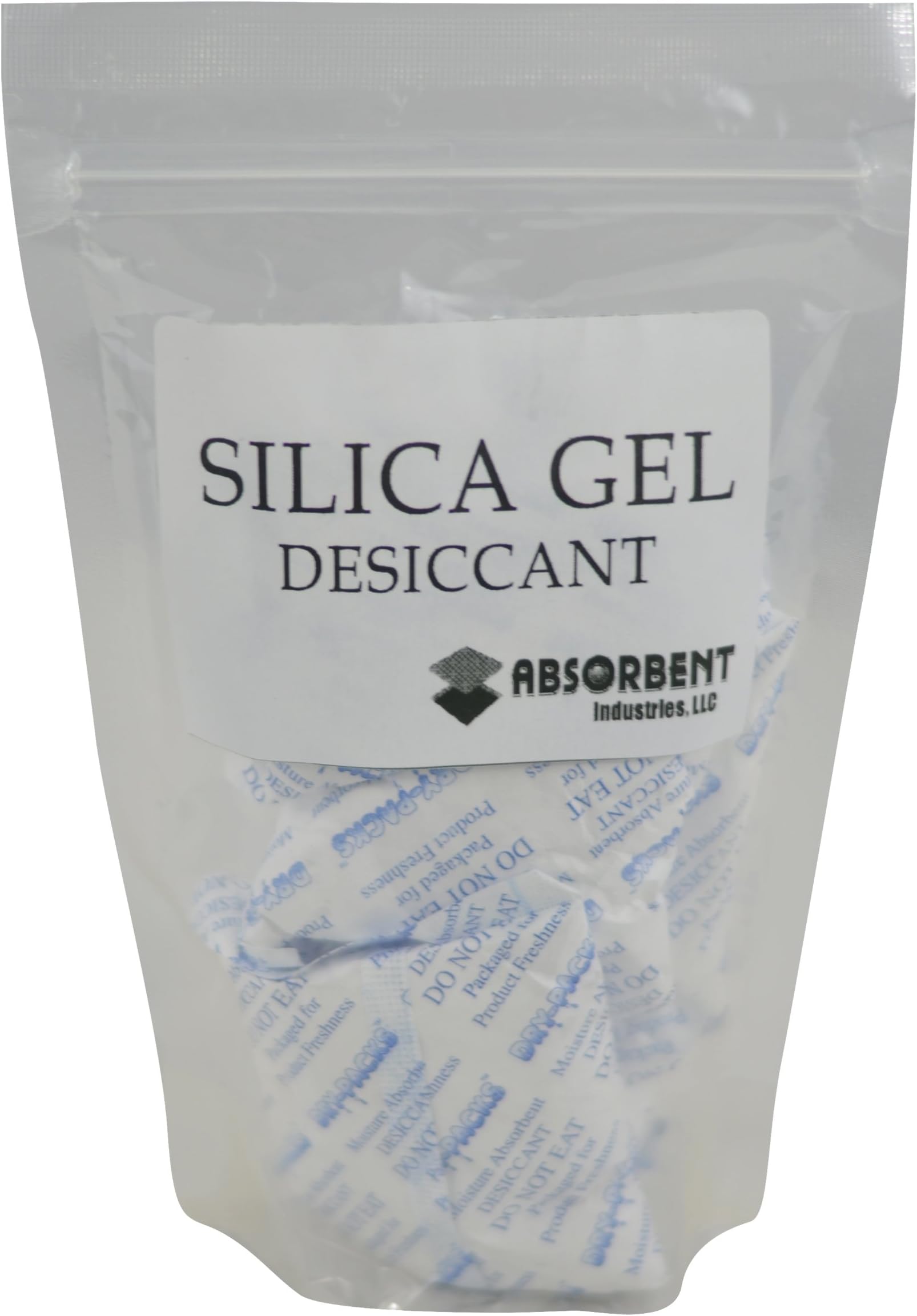 50 gram X 5 PK Silica Gel Desiccant Moisture Absorber -FDA Compliant Food Safe