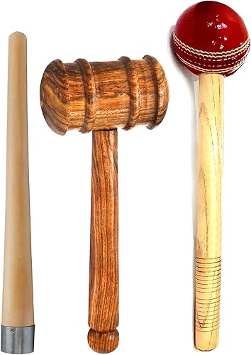 Accesorios de cricket para hombre Bat Knocking Mallet con martillo de bola