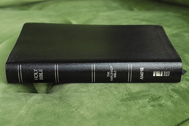 Amplified Holy Bible, Bonded Leather, Black, Thumb Indexed: Captures the Full Meaning Behind the Original Greek and Hebrew