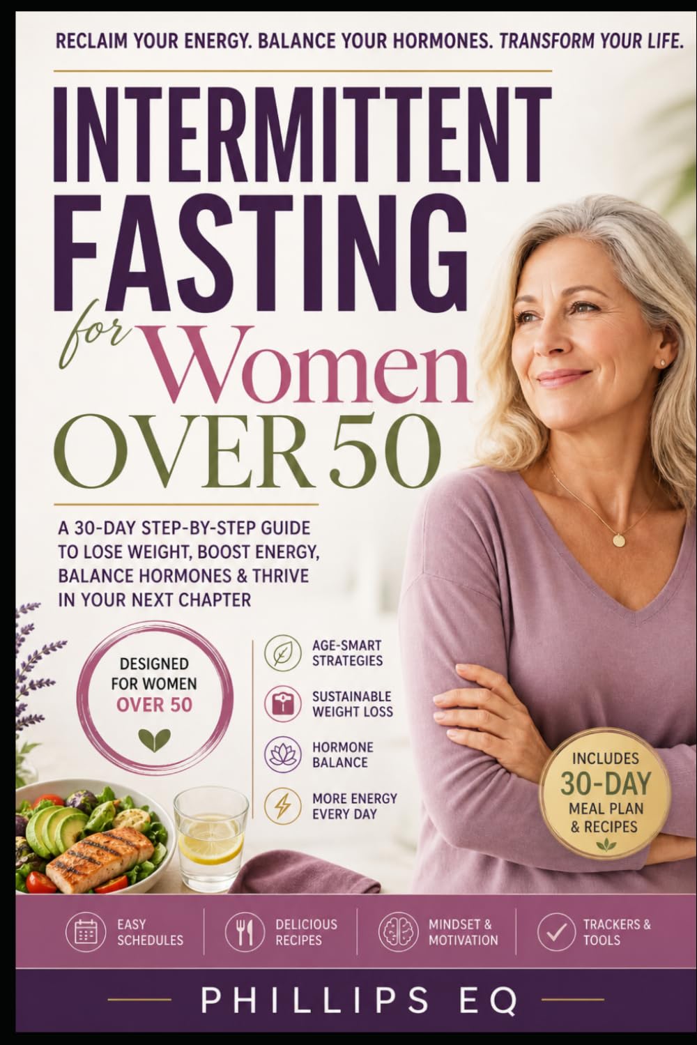 Intermittent Fasting For Women Over 50: Balance Hormones, Burn Belly Fat, and Boost Energy After Menopause