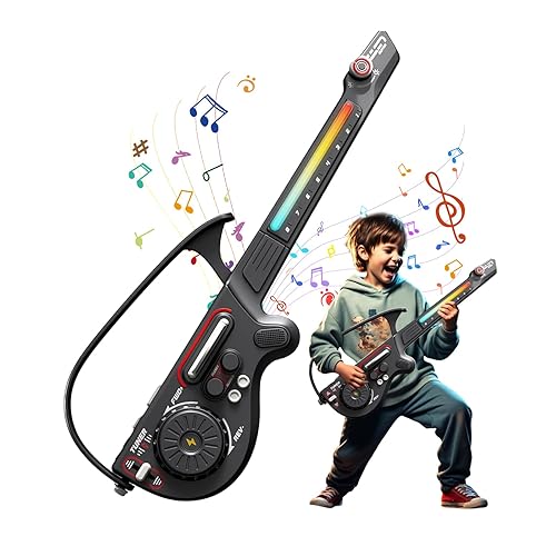 Smart Guitar for Kids, Stringless Electric Guitar Toy with Bluetooth,