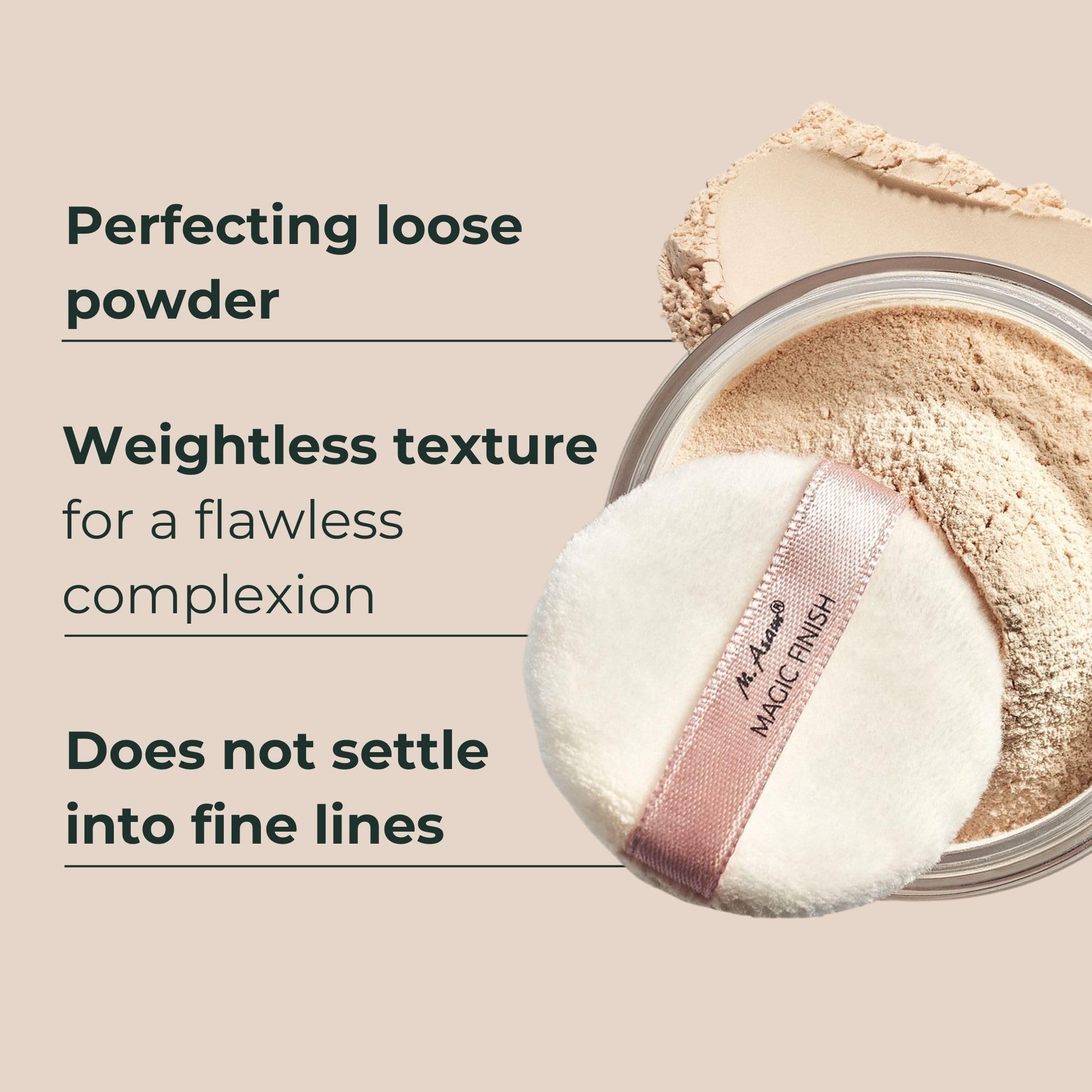 M. Asam MAGIC FINISH Final Touch Setting Powder Bare Skin (15g), Setting Powder With Hyaluronic Acid, Perfect Makeup Fixation - Image 2