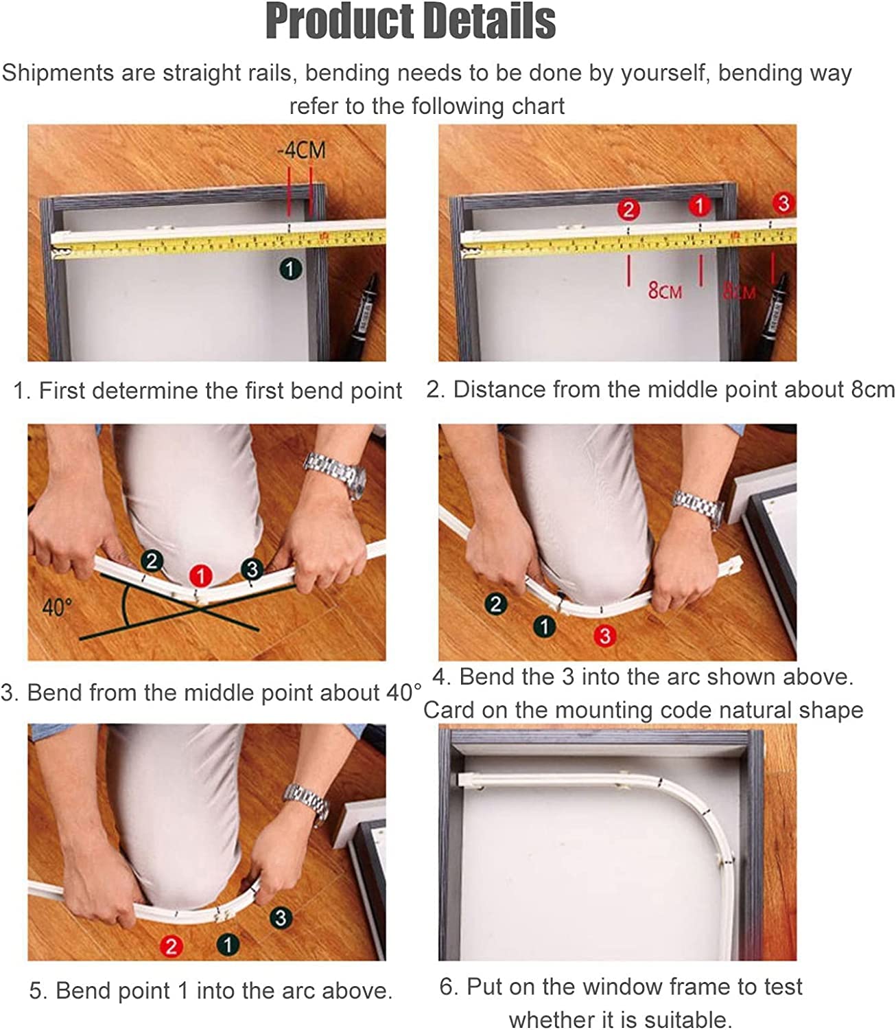 14 m flexibles Aluminium-Schiebesystem – platzsparender Raumteiler für Studio-Apartments, Krankenhäuser und Duschen – einfache Wandmontage mit Haken