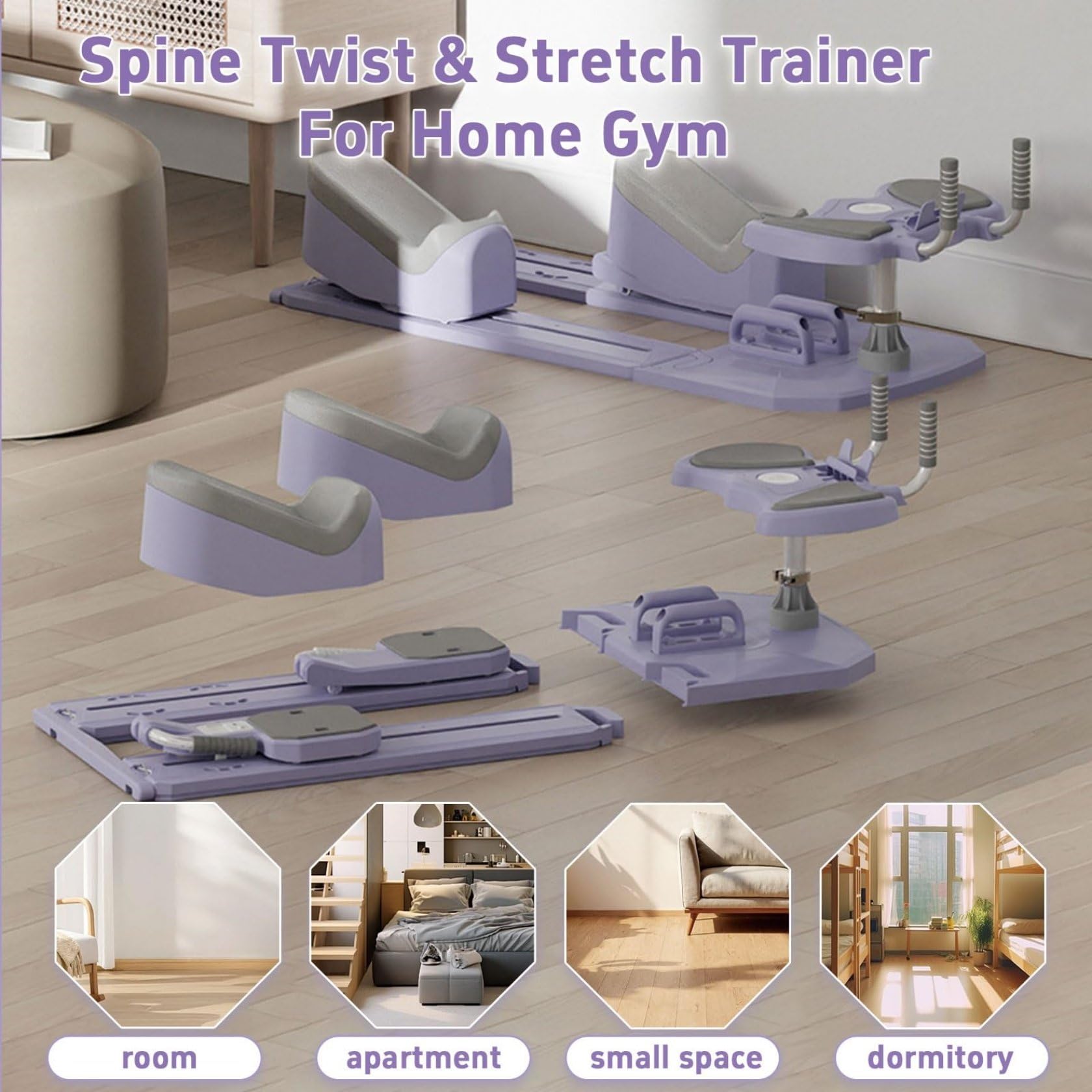UrząDzenie Treningowe 6 W 1 (Trening Na Czworakach), SprzęT Fitness Do Wyszczuplania Talii, Profesjonalny PrzyrząD Do RozciąGania PlecóW I Treningu KręGosłUpa, Z Licznikiem Led, UdźWig 230 Kg Black