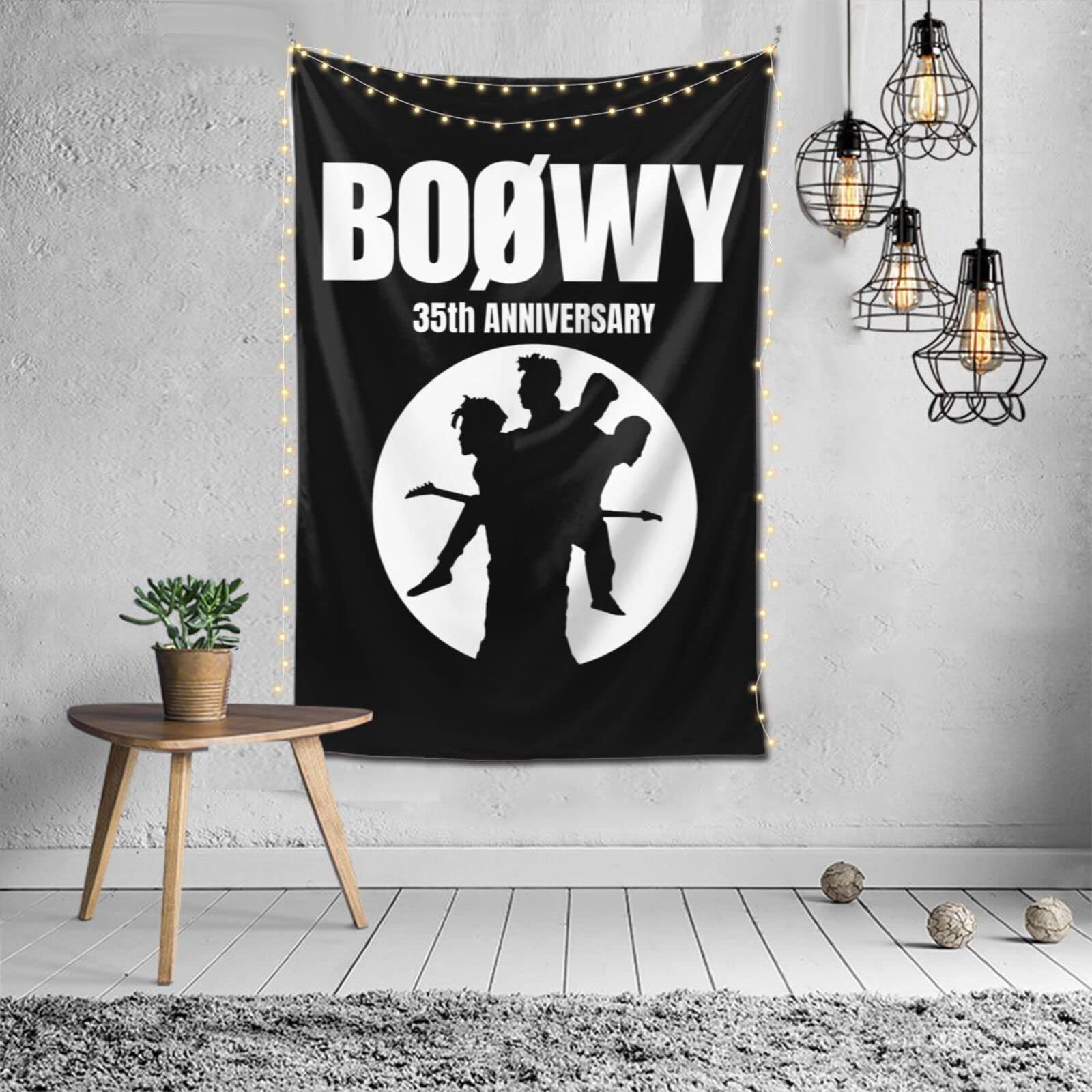Amazon.co.jp: タペストリー ボウイ Boowy Boøwy グッズ 壁掛け 装飾布