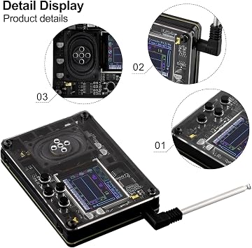 Theremin Electronic Musical Instrument with Screen, 70+ Voices, Charging, Portable Creative Synth Beginners & Music Lovers