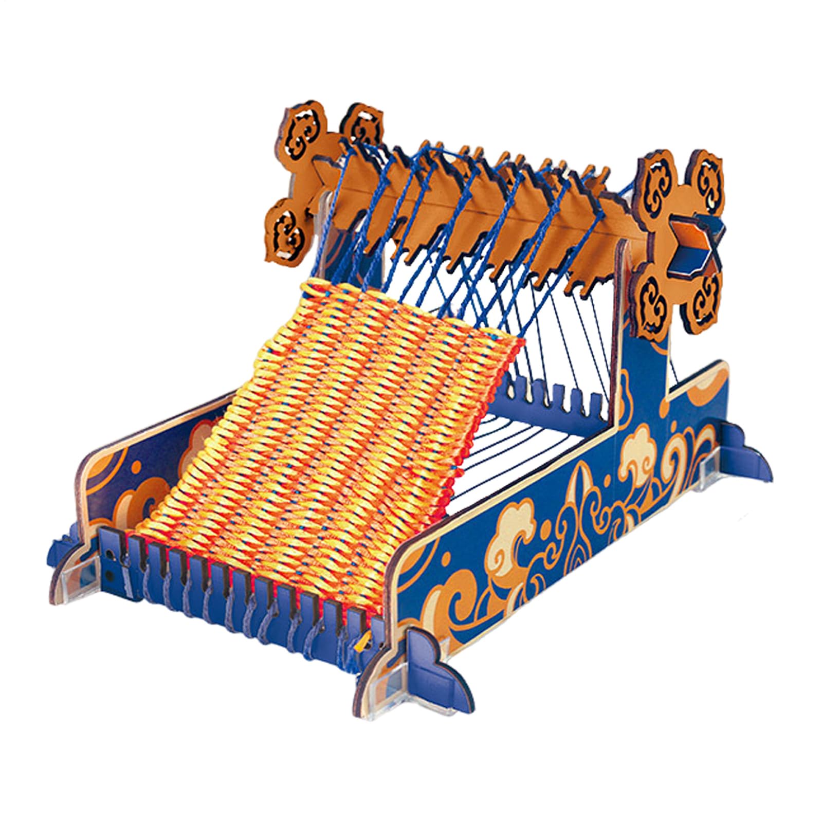 Cushangty Kit Tessitura per Bambini Set Creativo con Telaietto per Ragazze | Materiali Artistici Educativi per Realizzare Sciarpe per Animali Sottobicchieri Borse per Telefoni Portabicchieri