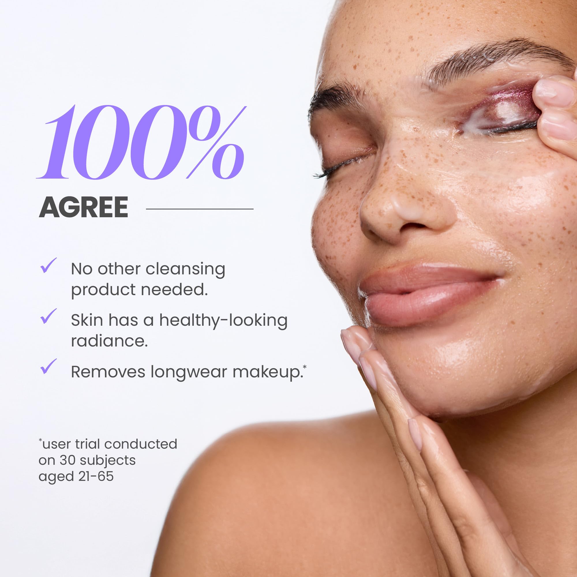 Wonderskin Cleansing Balm Ricarica - Da Balsamo a Latte Detergente, Detergente Viso Delicato e Idratante con Centella Asiatica e Camomilla