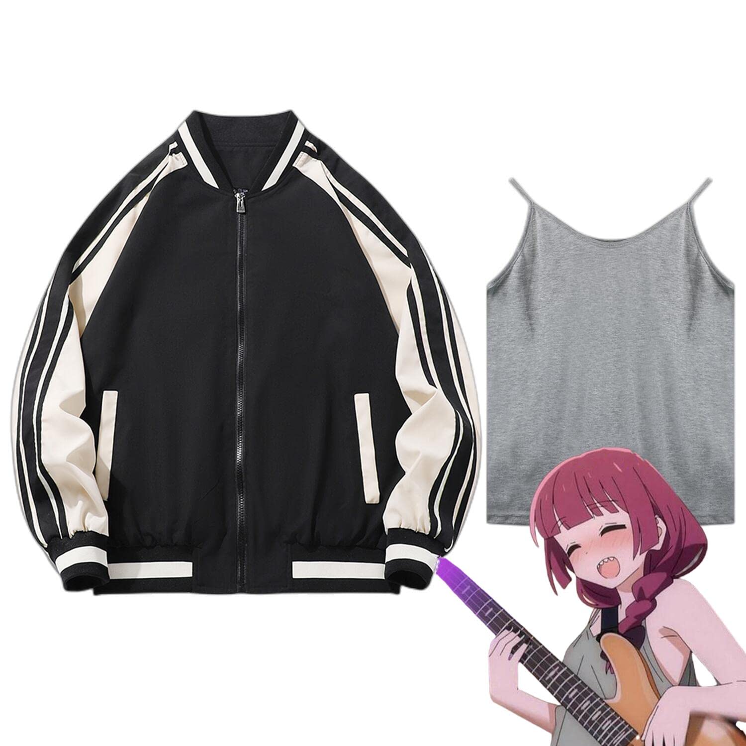 Amazon.co.jp: ぼっち・ざ・ろっく！廣井きくり ジャケット コート 