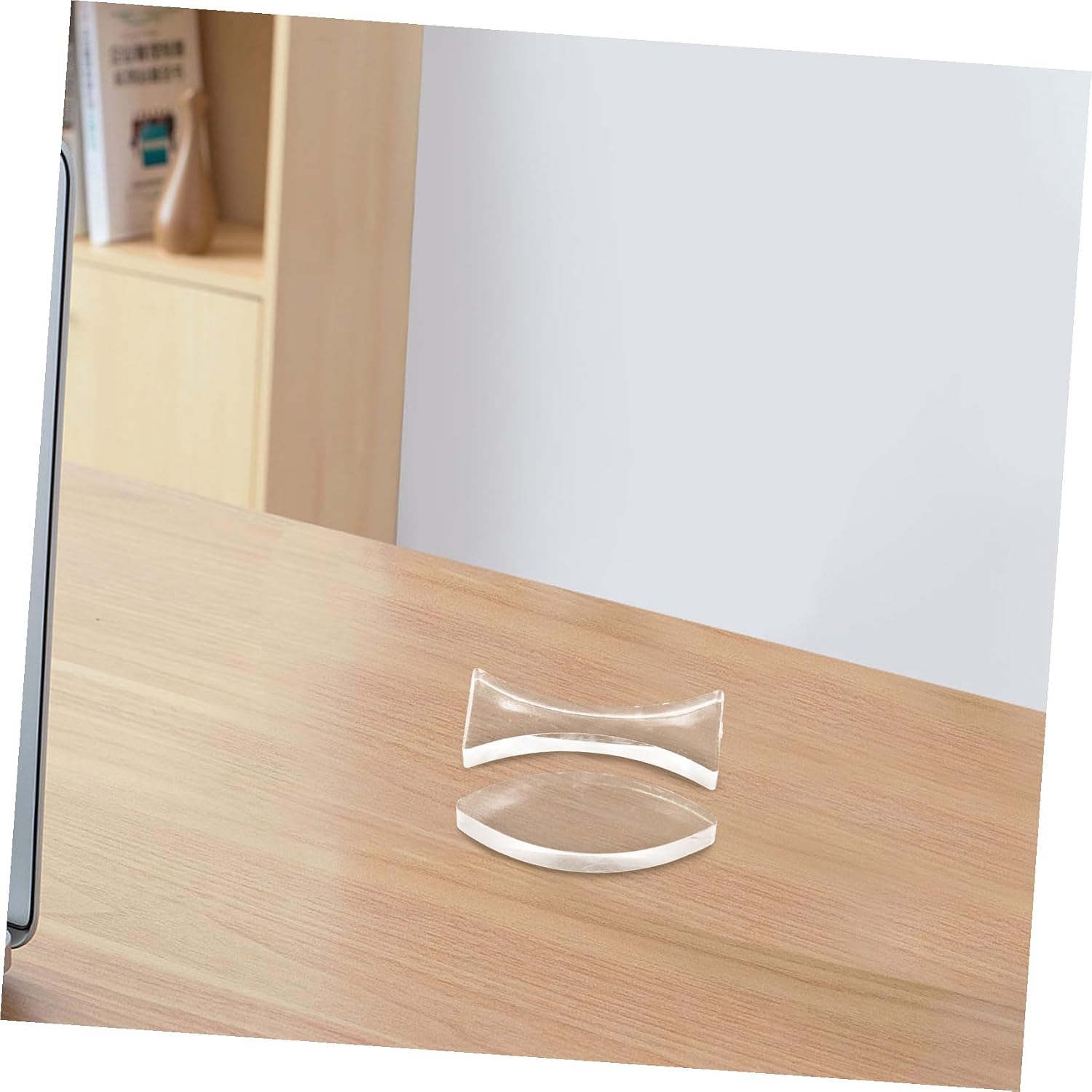2Pcs Physical Optical Lens Set 6cm Acrylic for Physics Teaching