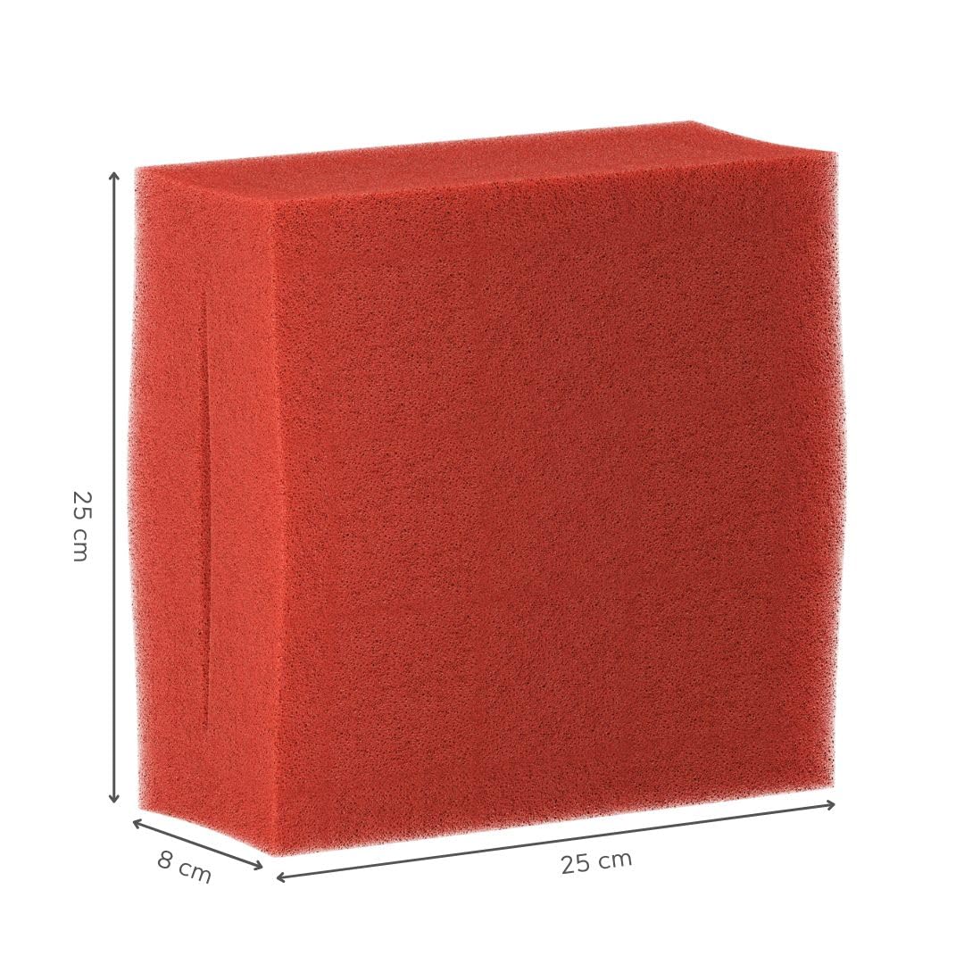 3 x filtros de Esponja de Repuesto para Oase Biotec 5 (2 x 10 ppi + 1 x Fino 30 ppi) | Set 2 x Azul 1 x Rojo