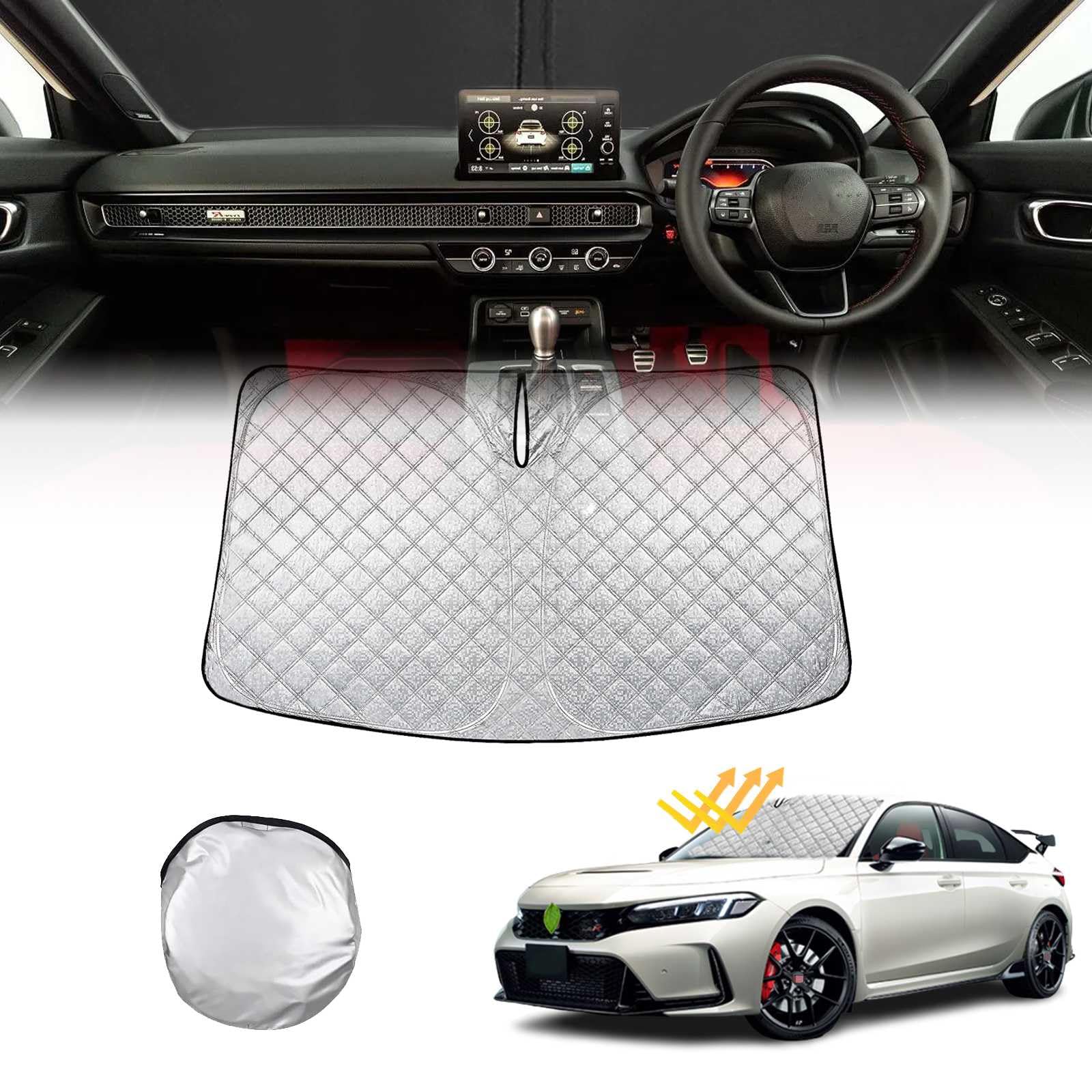 Amazon | 【2024年新開発】車 サンシェード 車 フロントガラス