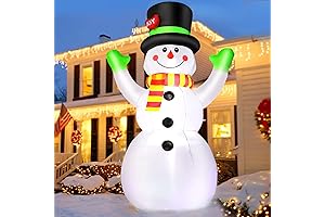 7 FT Christmas Inflatables Giant Snowman Outdoor Decorations