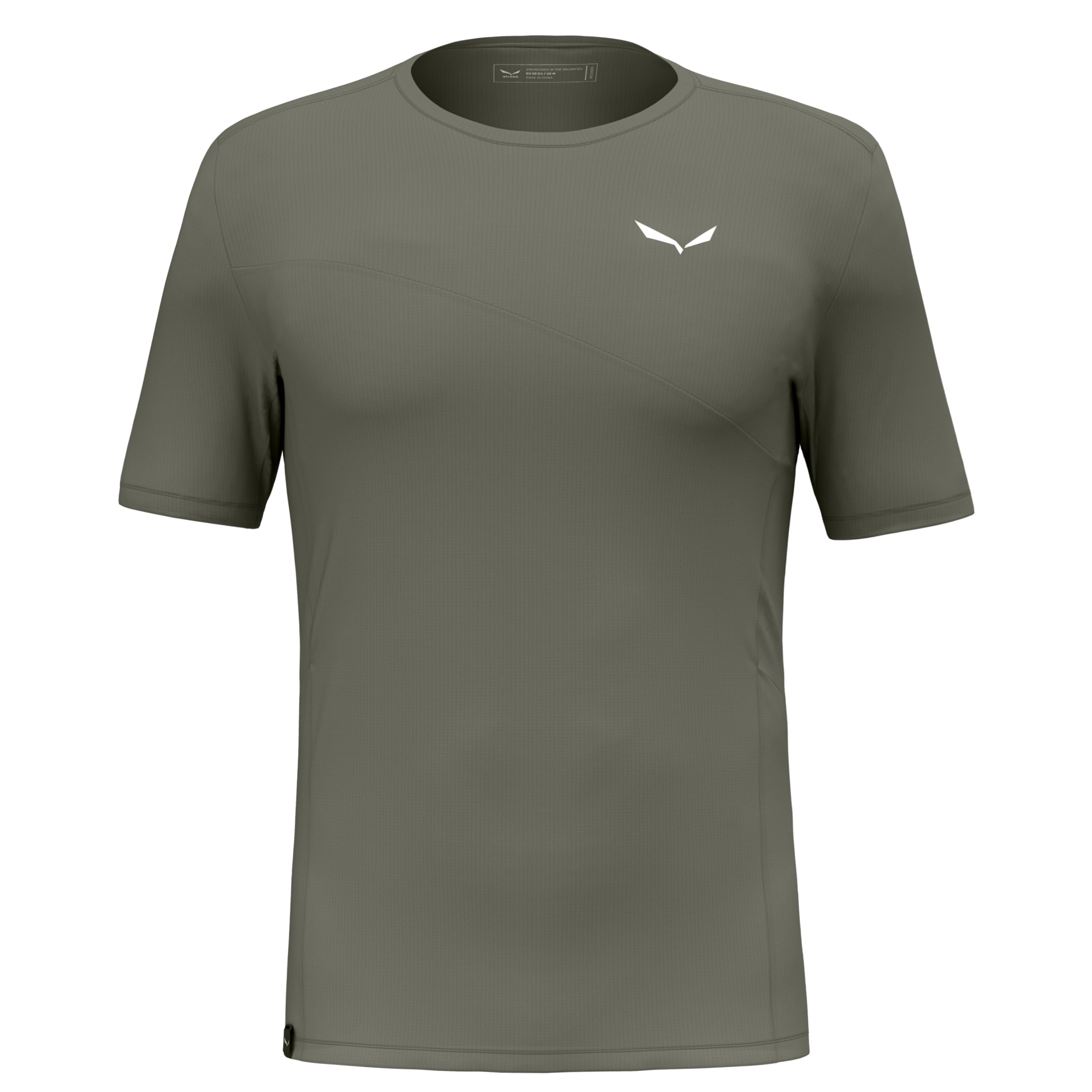 Salewa PUEZ Sporty Dry M T-Shirt, 3XL, Faded Green
