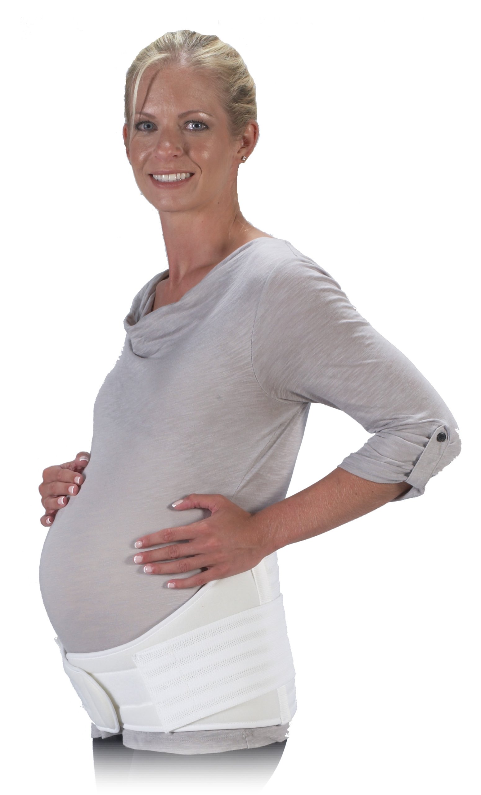 Bilt-Rite Mastex Health8 Inch Mesh Maternity Support, White, Large