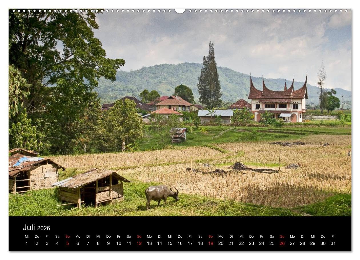 Indonesien (hochwertiger Premium Wandkalender 2026 DIN A2 quer), Kunstdruck in Hochglanz: 12 Fotos aus einem Land mit tausenden Gesichtern. (CALVENDO Orte)