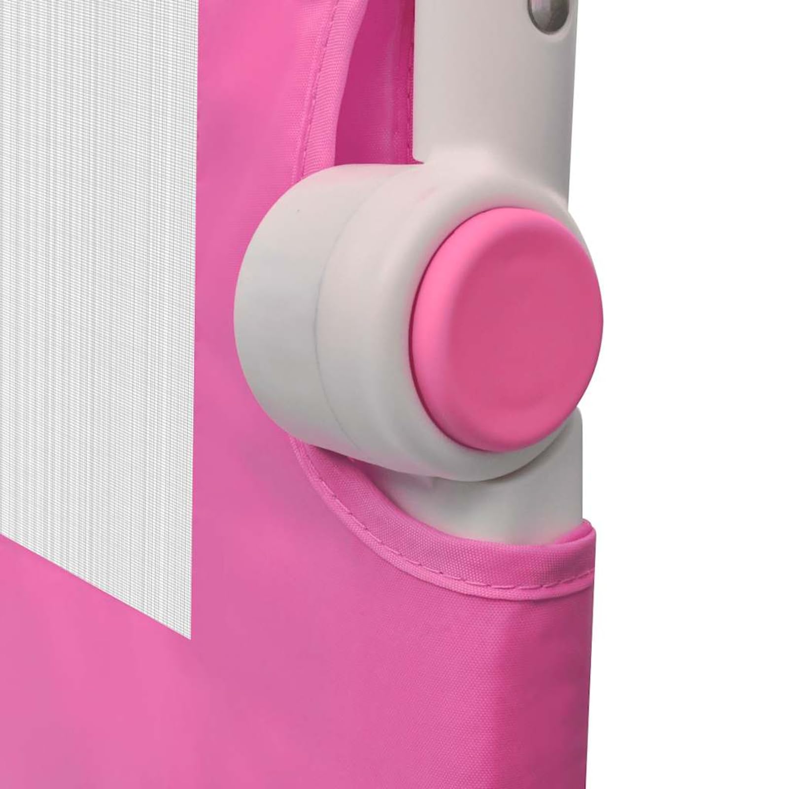 Gecheer Barriera di Sicurezza, per Letto Bambino, 150 x 42 cm, Rosa, per Neonati