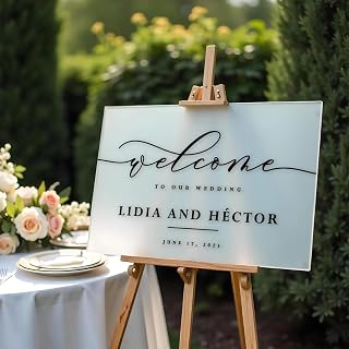 Wedding Entrance Sign, Acrylic Wedding Welcome Sign, Wedding Welcome Sign, Acrylic Wedding Sign, Personalized Wedding Sign (Frosted)