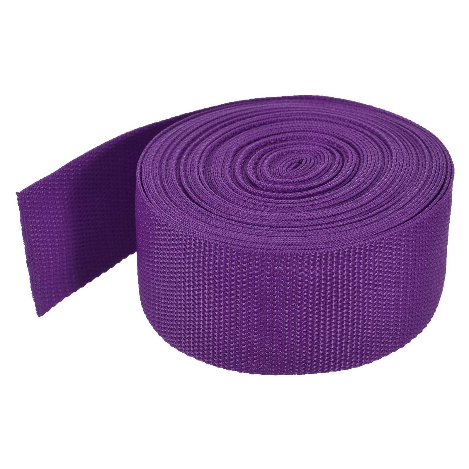 MECCANIXITY Lightweight Polypropylene Webbing Strap 2" 10 Yard Backpack Strapping Band Purplish Red for Outdoor Luggage Cargo Straps