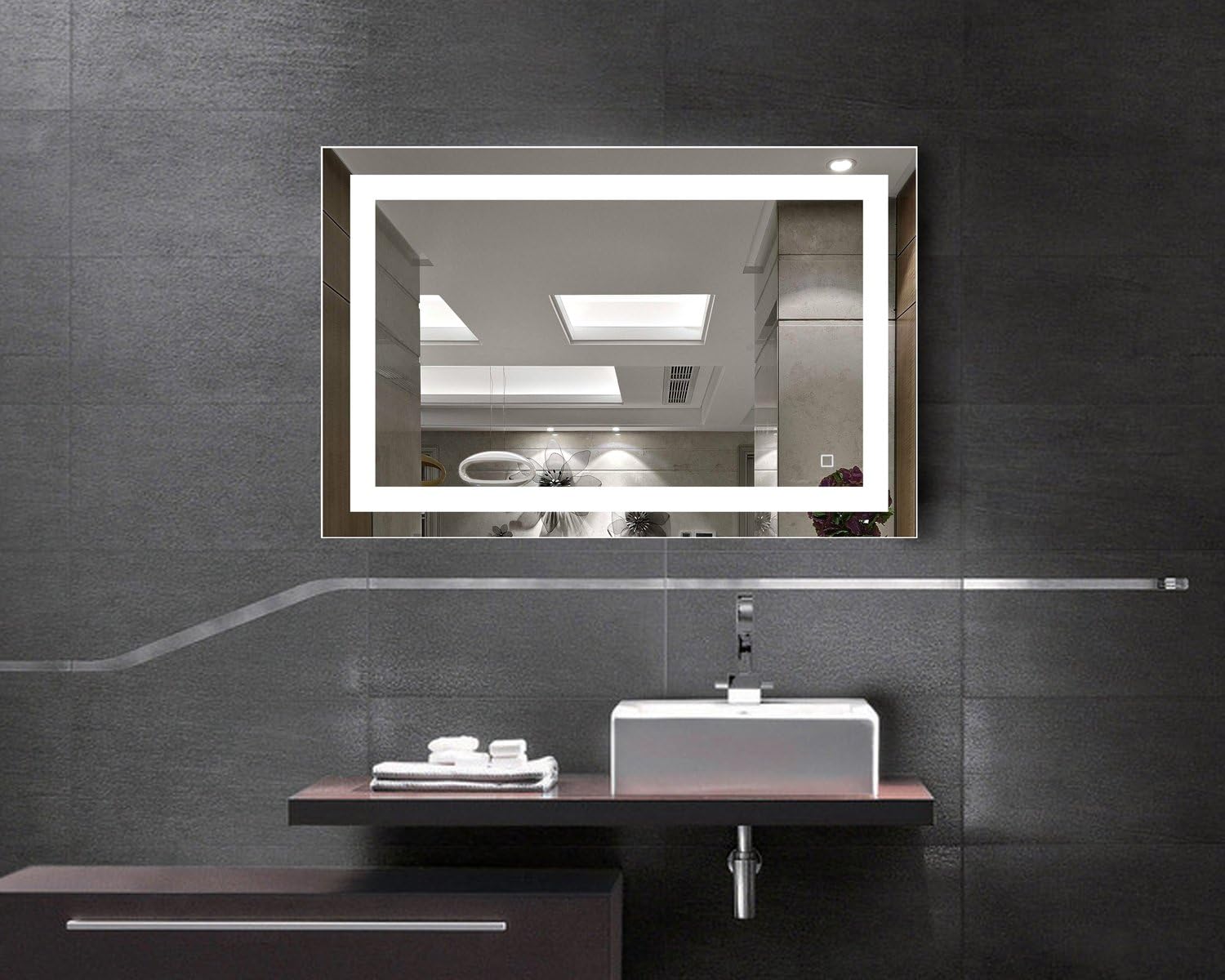 Hans&Alice Wall Mounted Bathroom Mirror with Lights