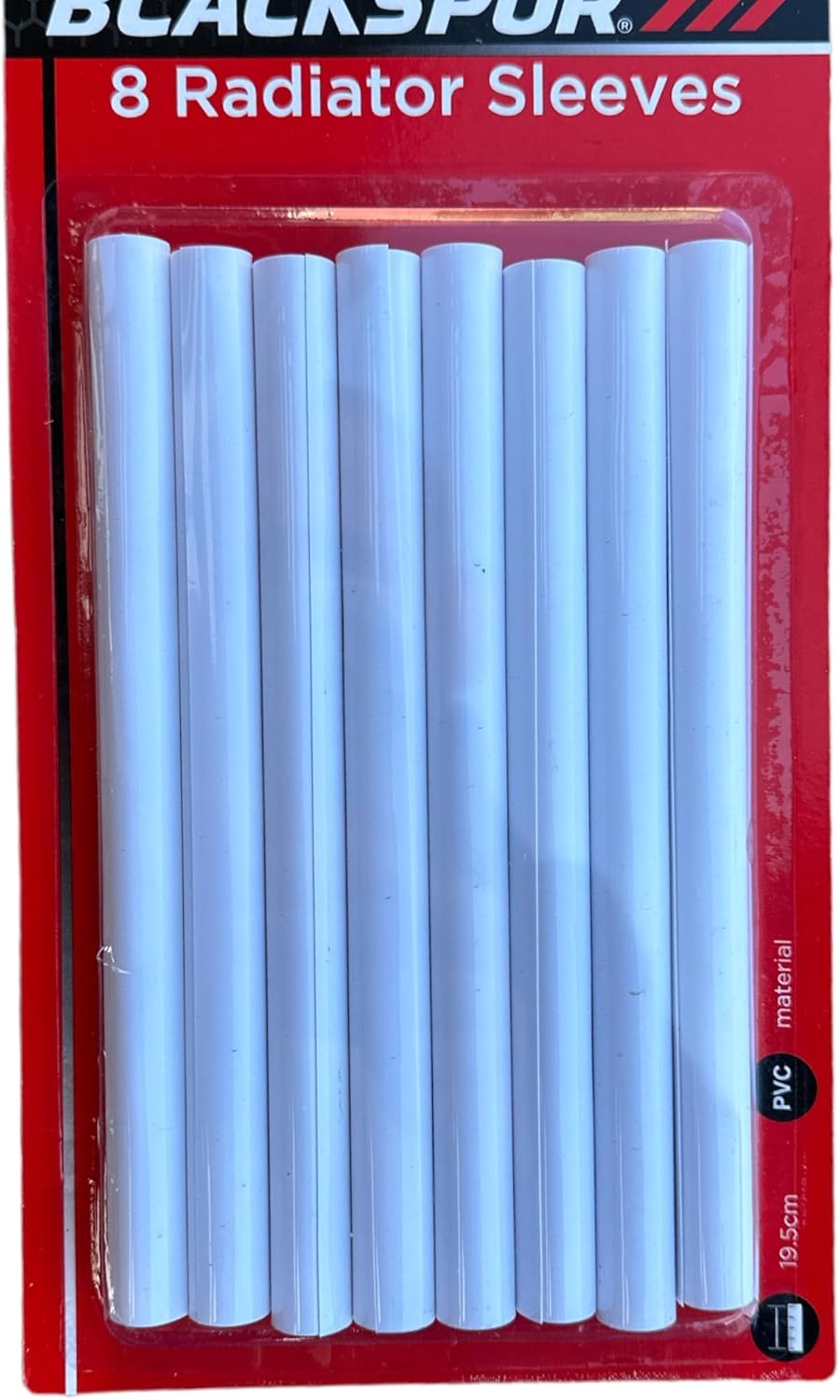 QUAILITAS Radiator Pipe Covers Sleeves [Pack of 8] 15mm White