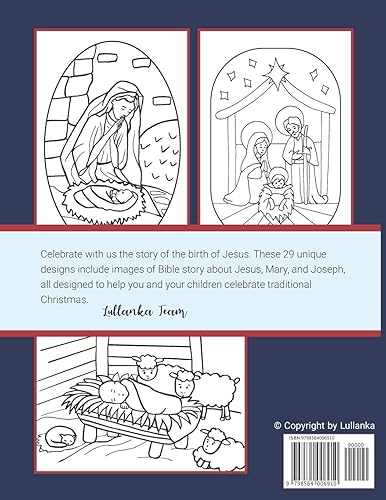 Miniatura 2 de The Nativity, Jesus is Born Christmas Coloring Book for Kids
