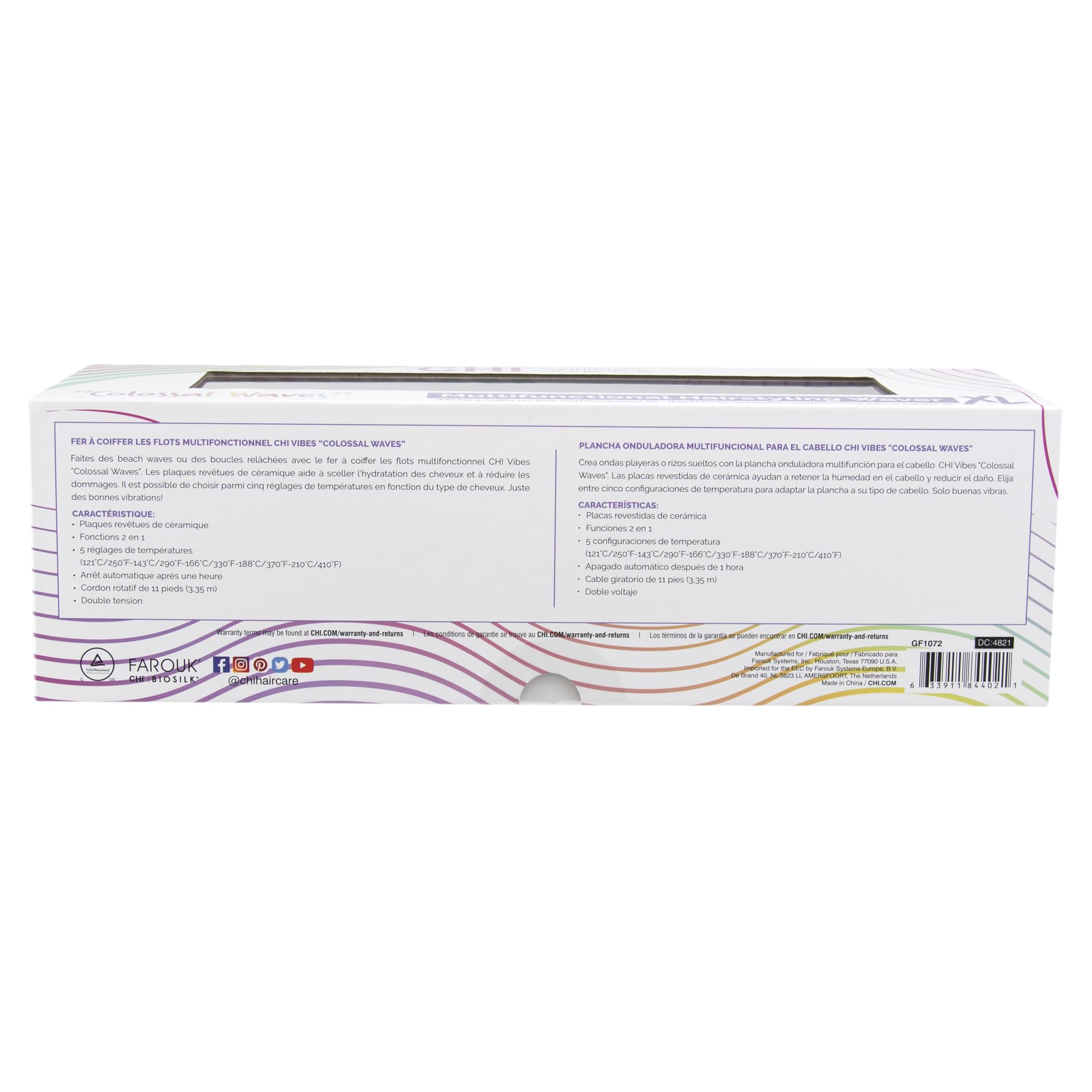CHI VIBES WAVE ON MULTIFUNCT. COLOSSAL WAVER - EU PLUG 730ml