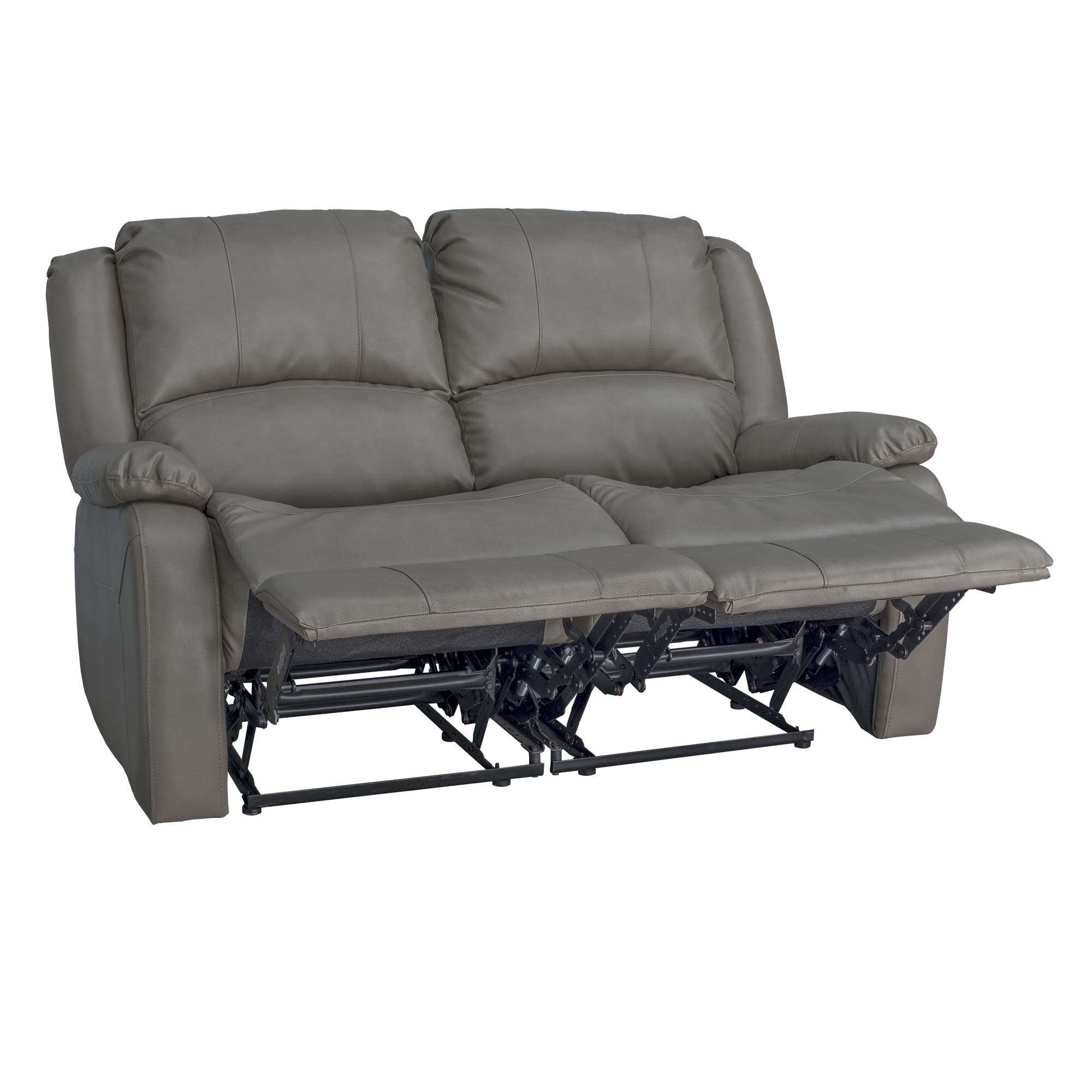 RecPro Charles Collection 58" Double Recliner RV Sofa RV Zero Wall