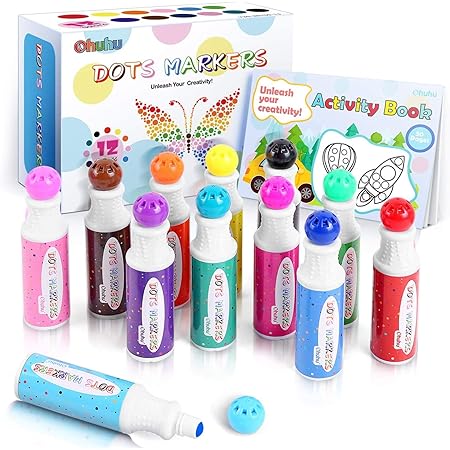 Ohuhu Punkt-Marker-Set, 12 Farben 
