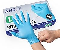 Vista 14 de American Hospital Supply Guantes de nitrilo, paquete de guantes de quimioterapia, sin polvo, de grado médico, guantes de examen Industrial