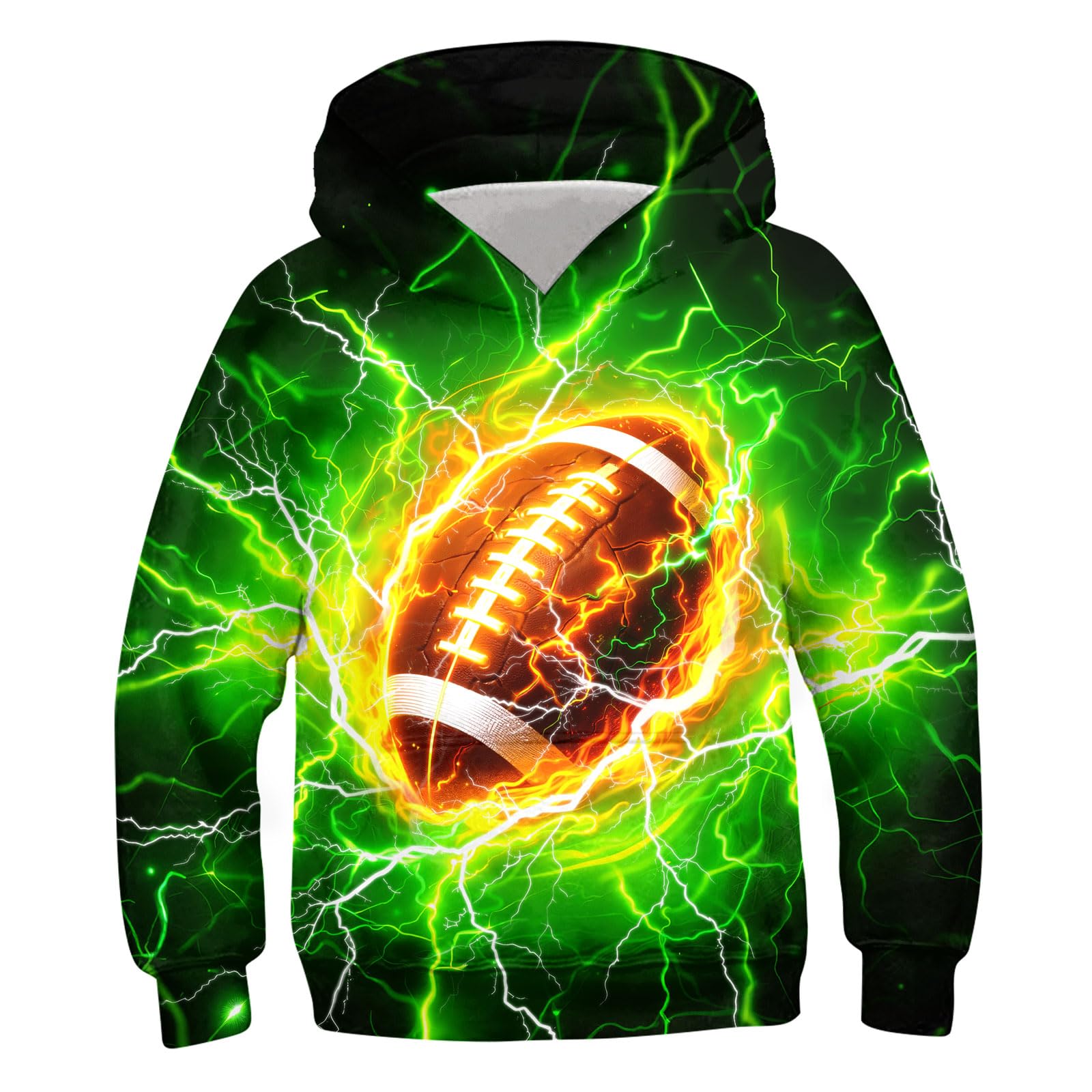 TUONROAD Boys Hoodies 3D Graphic Sweatshirt Lightweight Pullover 6-16T cool