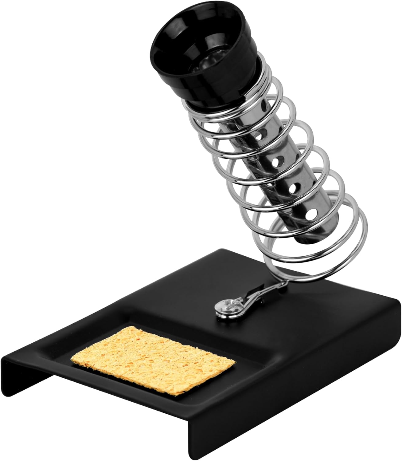 Conext Link 1pc Soldering Iron Stand Spring Holder Support Station Solder Gun Sponge Metal （87075）