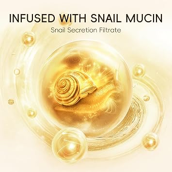 Snail Mucin Under Eye Patches with Centella & Hyaluronic Acid, Eye Mask for Puffy Eyes and Dark Circles, Gentle Under eye Mask for All Skin Types, 50 Pieces