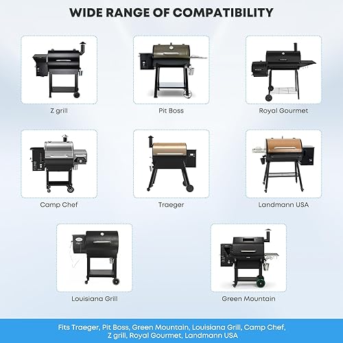 Miniatura 3 de Stanbroil Cubo de grasa de repuesto con 10 forros para Pit Boss, Traeger 202234, Camp Chef, Oklahoma Joe Rec Tec, Z Grill (negro)