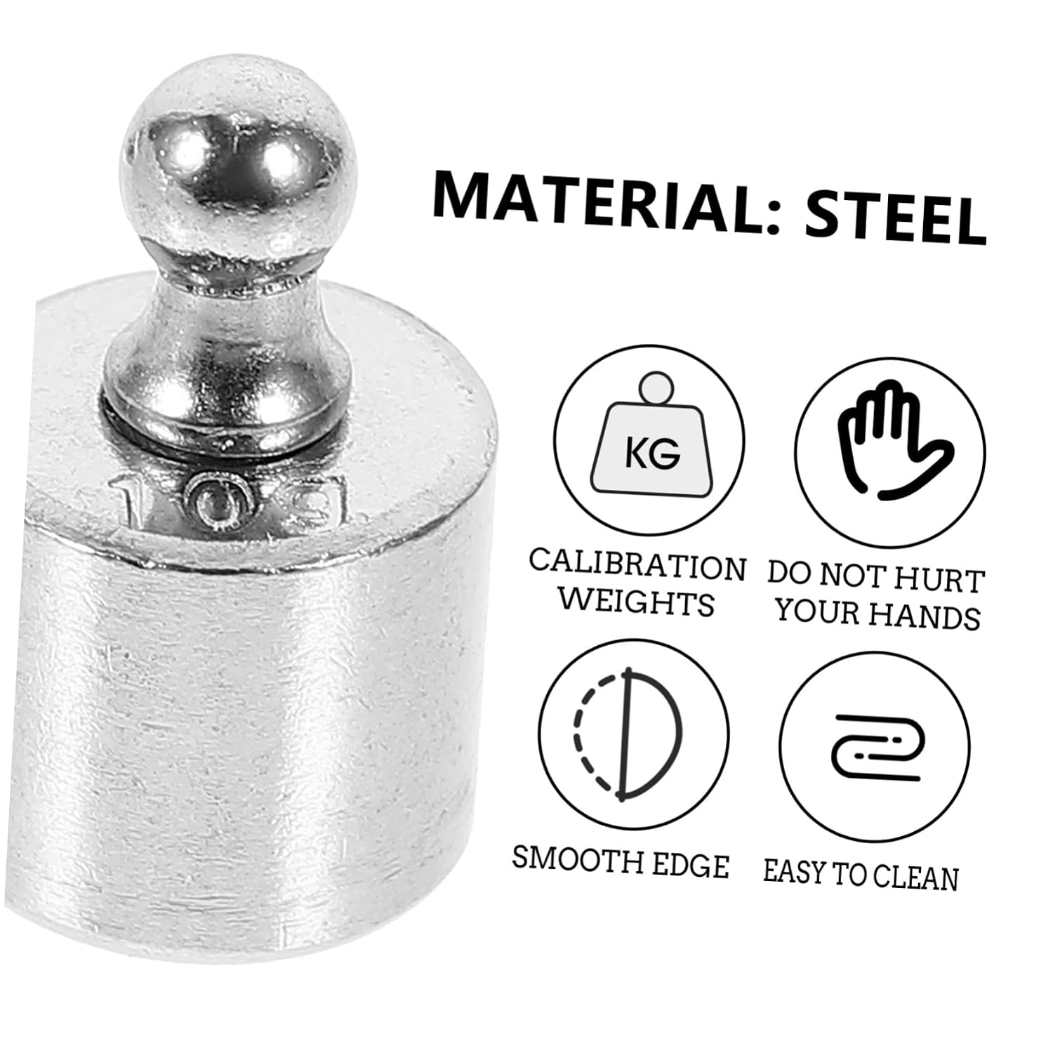 5pcs High Accuracy Calibration Weights Chrome Plating Scale Grams for Archery Draw Weight Scale