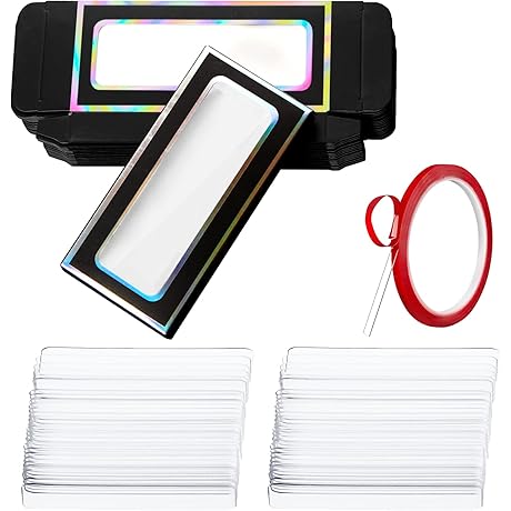 60 Pcs Press on Nail Boxes Packaging Bulk