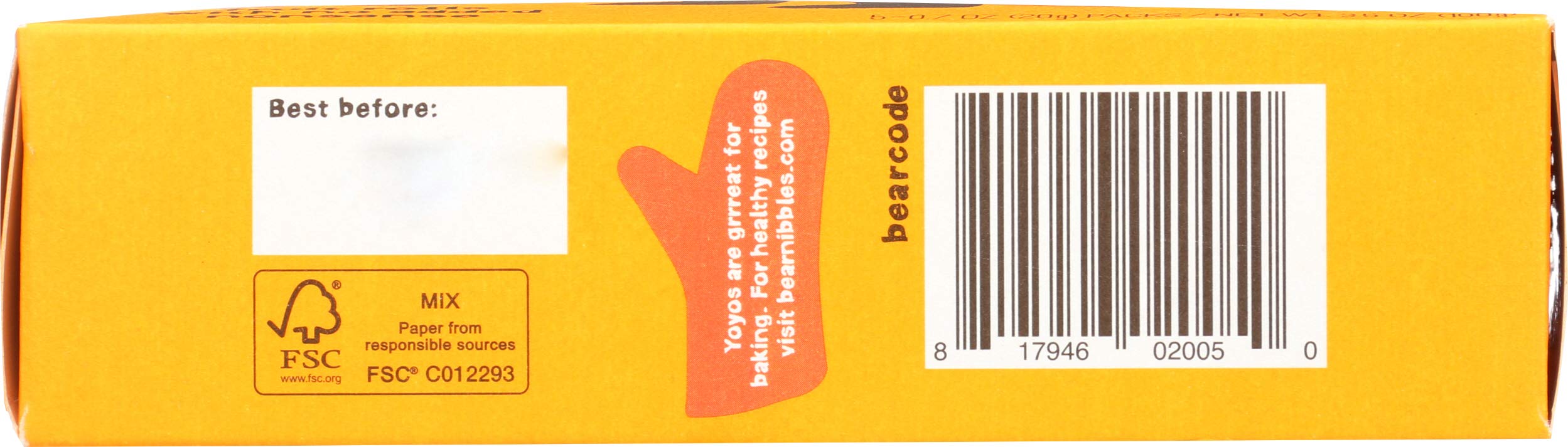 Bear Yoyo BEAR, Real Fruit Yoyos, 0.7 Oz, No added Sugar, All Natural, non GMO, Gluten Free, Vegan, Healthy on-the-go snack for kids & adults, Mango, 5 Count (Pack of 5) thumbnail 8