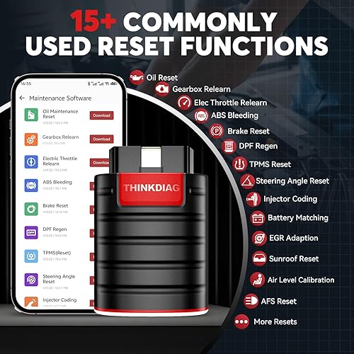 Miniatura 4 de escáner Bluetooth Thinkdiag OBD2, herramienta de escaneo bidireccional para todos los sistemas, herramientas de diagnóstico de nivel OE con
