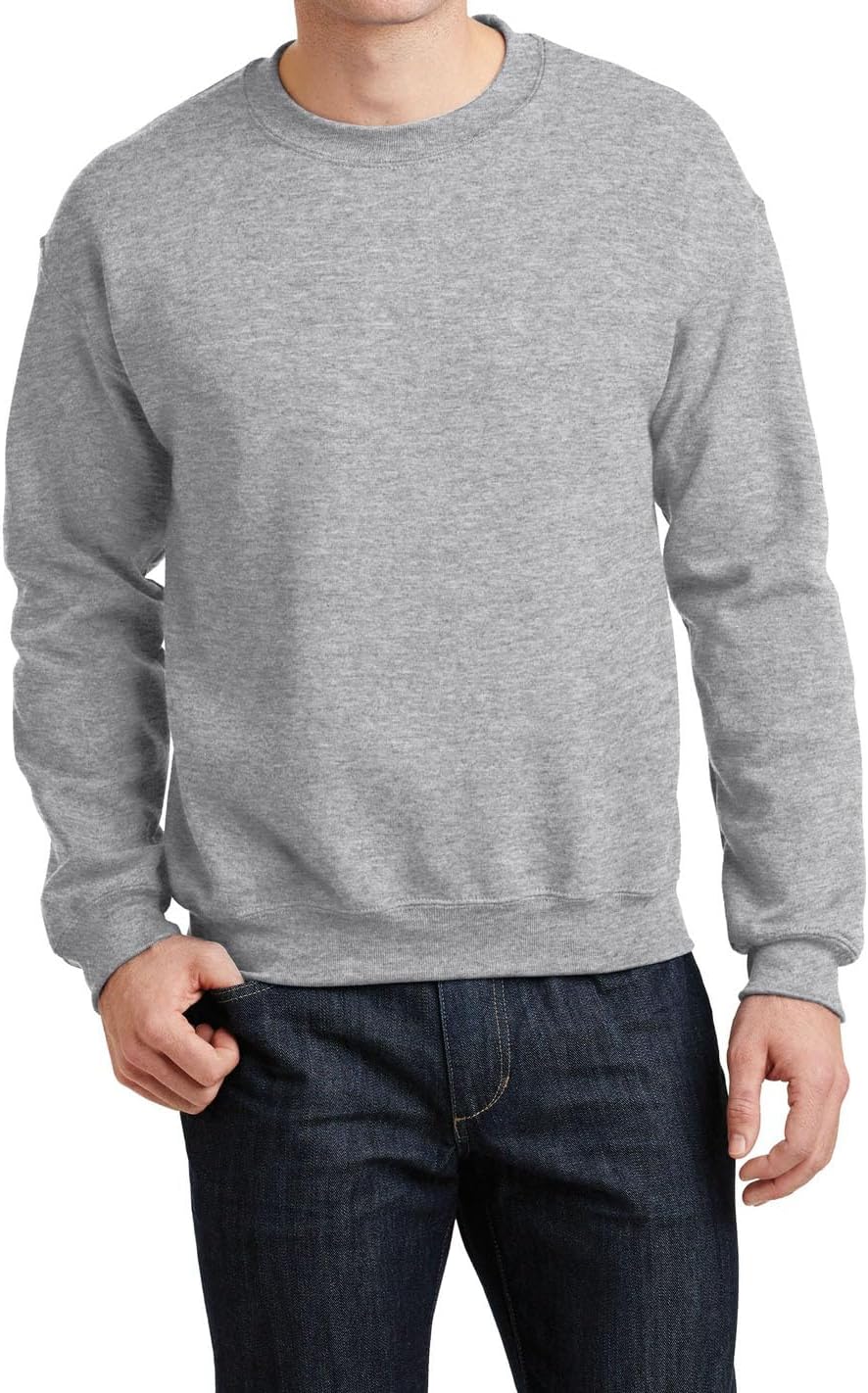 Jnriver Men's Streetwear Pullover Loose-Fit Long Sleeve Crewneck Sweatshirts For Men
