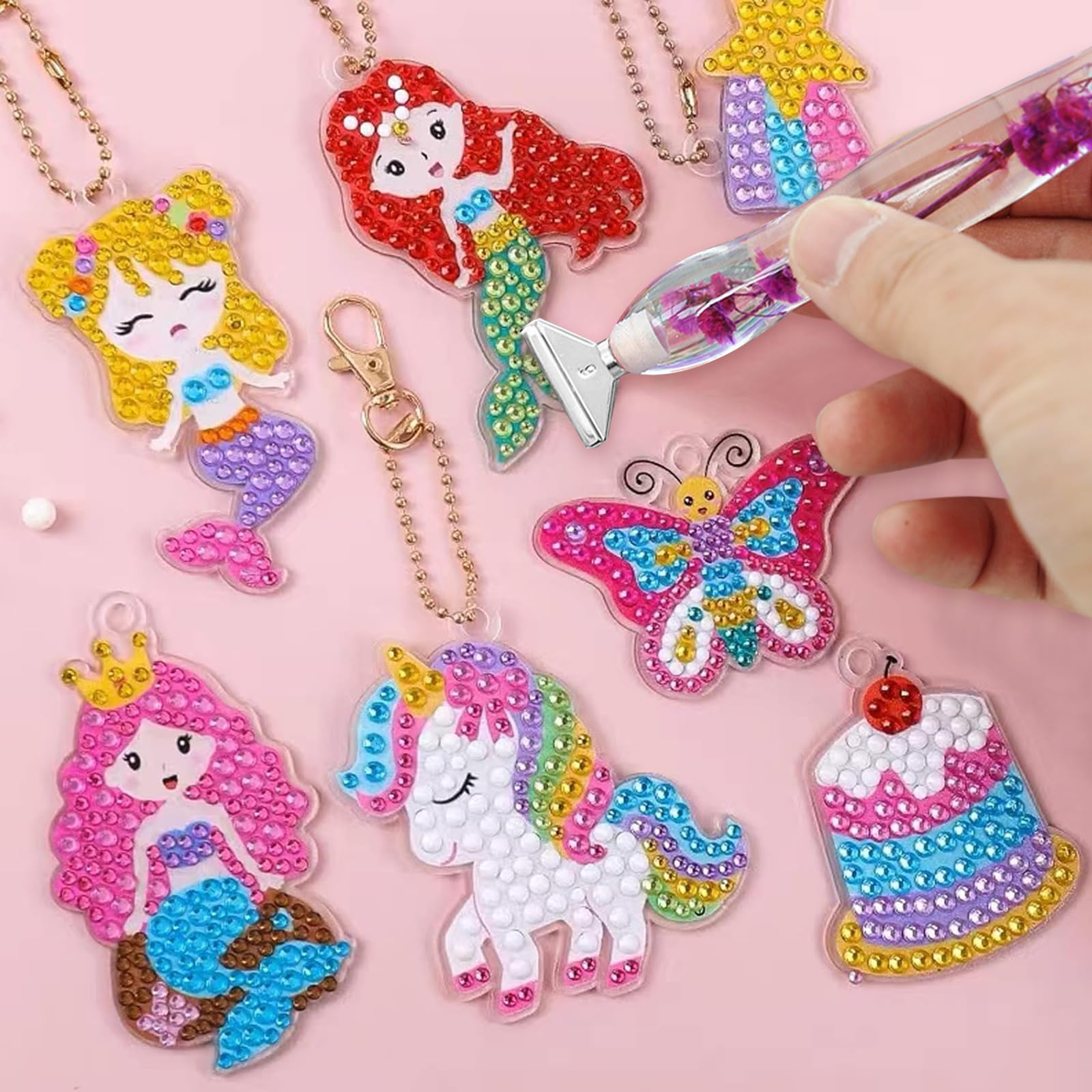 GullSkies Kit D'accessoires De Peinture Diamant 5D, 100 Piu00e8ces De