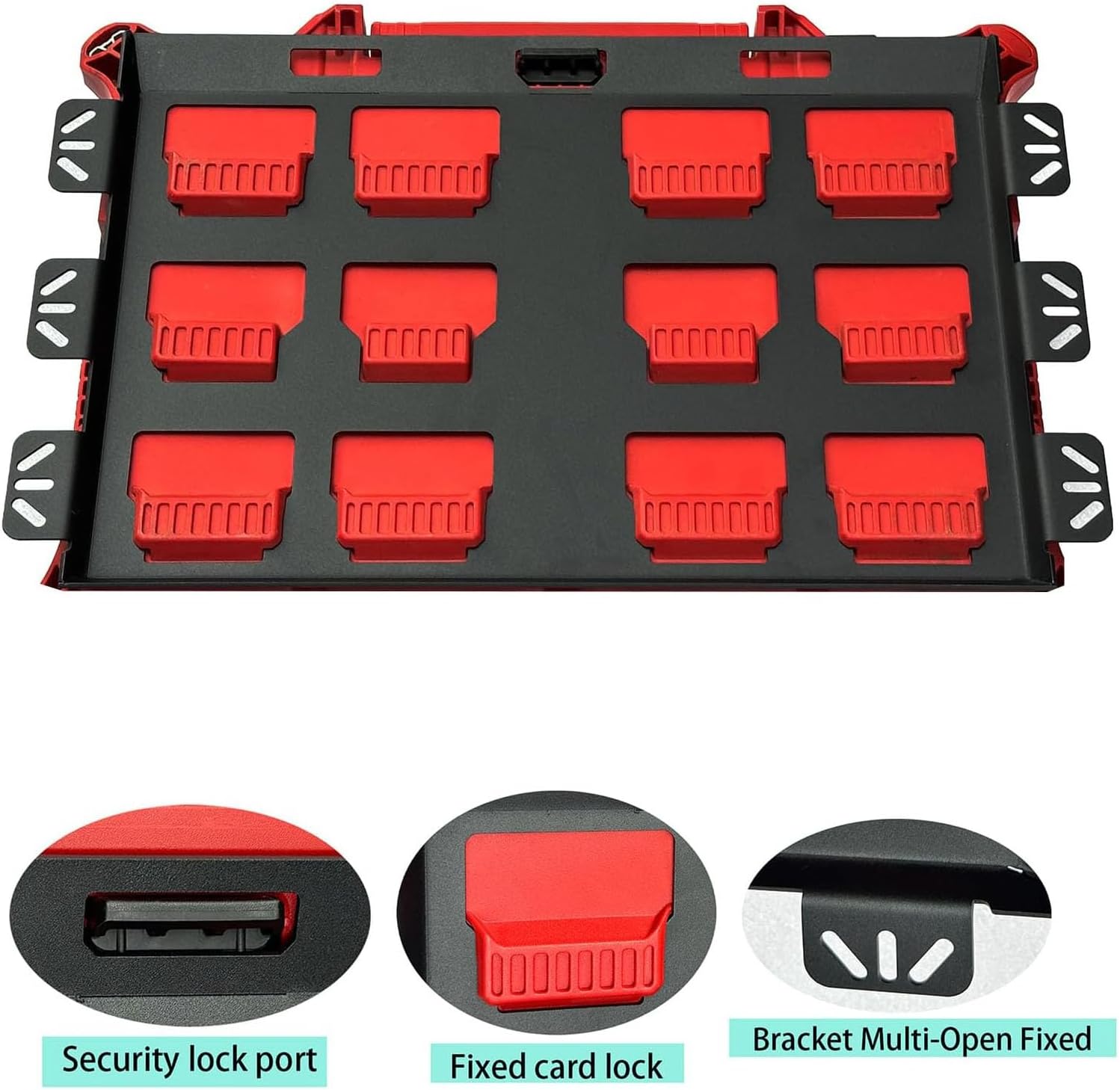 Metal Mounting Plate Full Width for Packouts Toolboxes Mounting Wall Or Floor Mount Tool Storage and Organization Packouts Wall Mount