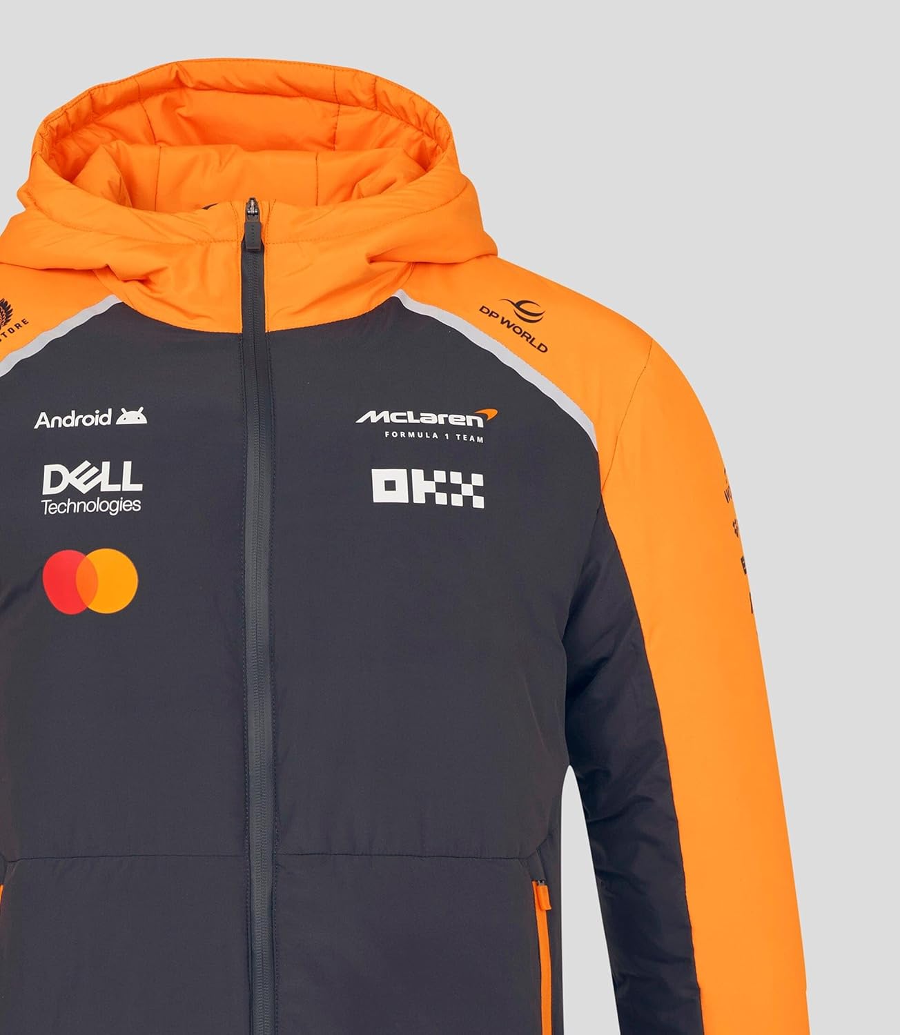 Castore McLaren F1 2025 Team Longline Padded Jacket