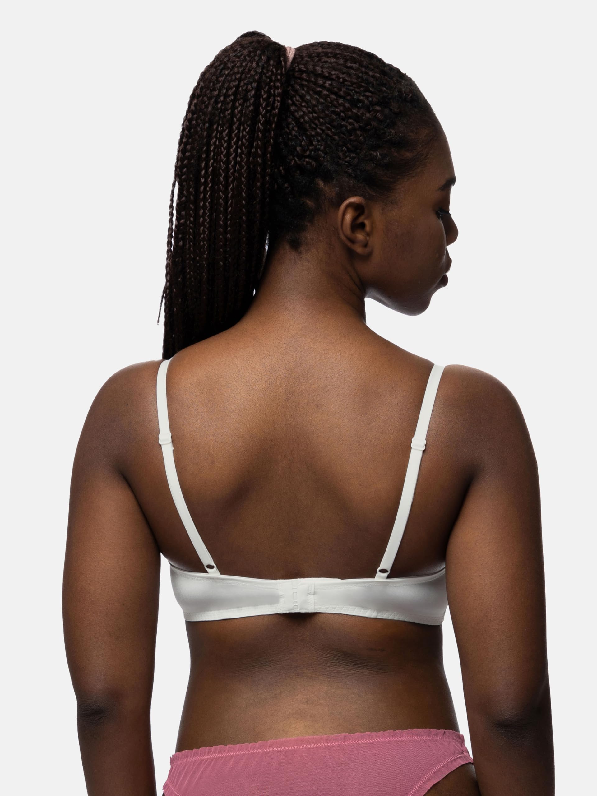 Dorina Claire - Soutien-Gorge Demi Super Push-Up pour Femme, avec Armatures, Microfibre Douce avec Détails en Dentelle, Bretelles Réglables pour Un Soutien et Un Effet remontant,