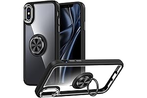 iPhone Xs Max Slim Case: Silverback's Clear Protection with Ring Stand