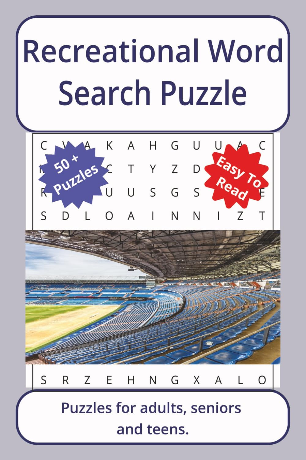 Recreational Word Search Puzzle: Word searches about Recreational architecture, with easy to read print | 6 x 9 inches. 110 pages | 50+ puzzles _ ... (Architecture Series Word Search Puzzles)
