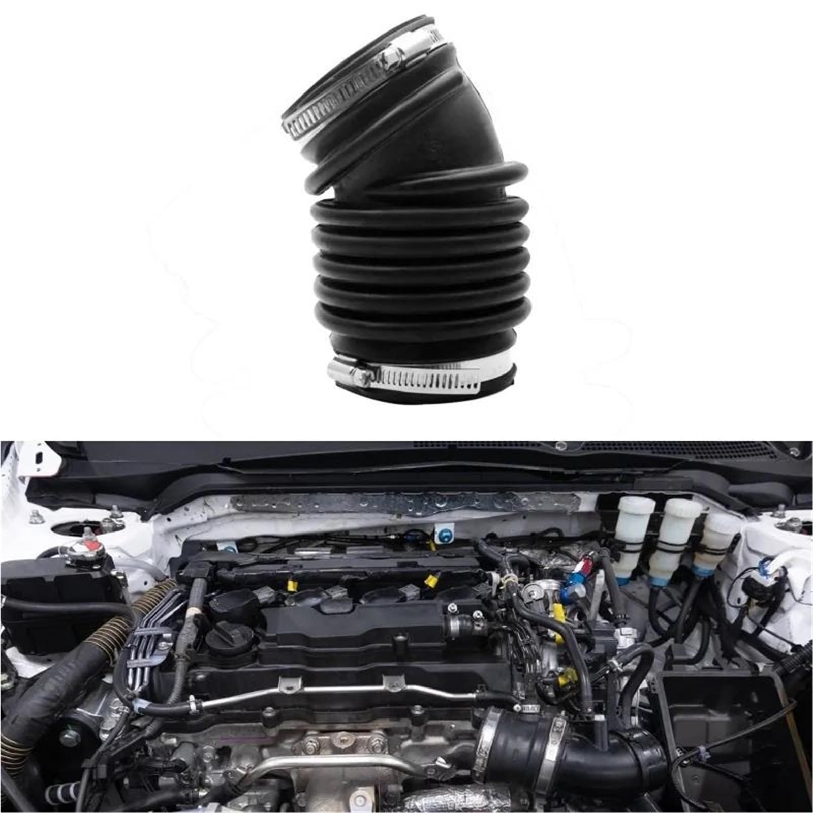 Tubo Entrada Aire Motor Coche Para Volvo C30 533 2,0 2006-2012 7M519A673LC | 31293630 Manguera de goma del respiradero filtro entrada aire Tubo flujo de aire